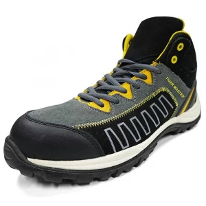 BTA047 أحذية السلامة الرياضية المصنوعة من جلد الغزال غير المعدني المركب المقاوم للانزلاق