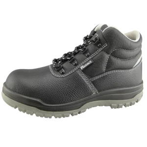 Buffalo embossed leather PU injection safety shoes for USA