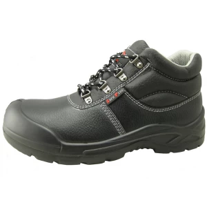 Buffalo leather mining safety shoes with steel toe and plate