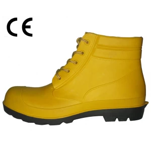 CE EN ISO 20345 S5 Ankle PVC safety boots