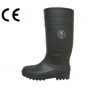 CE EN ISO 20345 S5 standard PVC rain boots