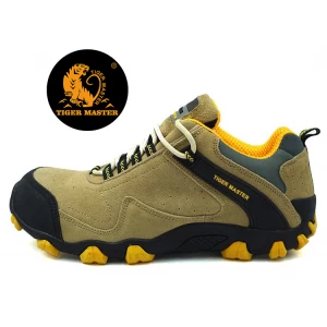 CE approved steel toe cap rubber sole fashionable safety shoes sport