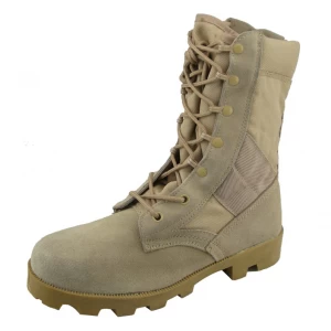 Cementato gomma pelle scamosciata suola desert boots militari