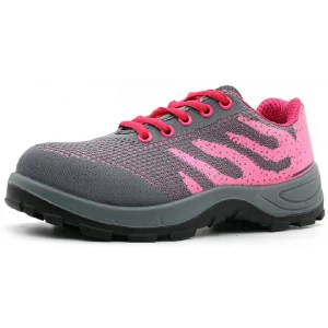 DTA017 Anti Slip Puncture Prova Respirável Mulheres Esporte Sapatos De Segurança De Aço Cap