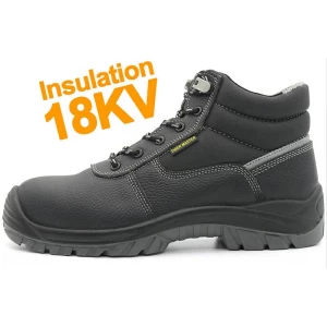 EH7201 Insulation 18KV waterproof composite toe puncture proof electrical safety shoes