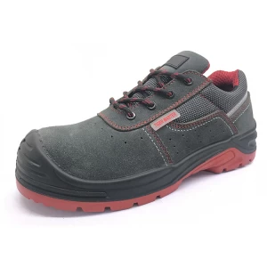 ENS008 suede leather S1P anti static sport safety shoes
