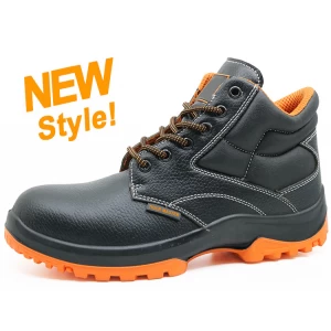 ENS027 High ankle steel toe anti static european work boots safety