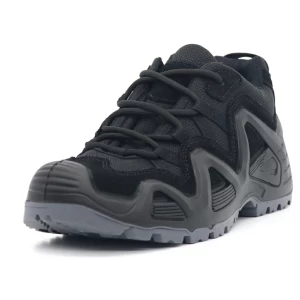 TM1902 Black anti slip lightweight fashionable climbing men jungle hiking sport shoes