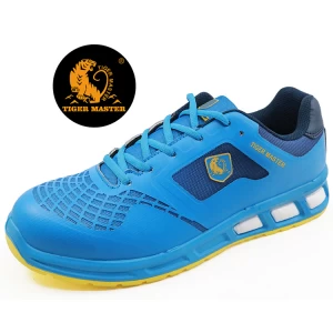 ETPU24 Tiger master marca CE ha approvato scarpe di sicurezza sportive moda punta sintetica