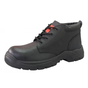 Full genuine leather PU sole safety shoes for chile market