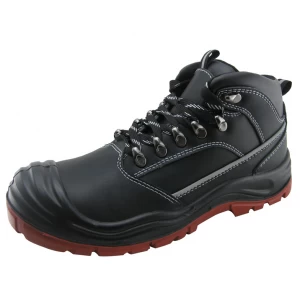 Good quality genuine leather working safety shoes
