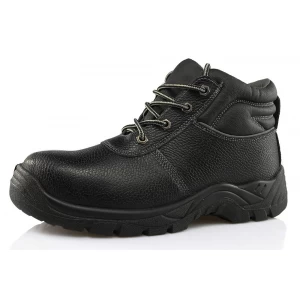 HS5020 black steel toe industrial work shoes