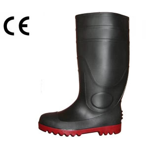 Tener botas de lluvia CE certificado de seguridad de PVC minería