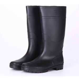 KBBN cheap black pvc rain boots