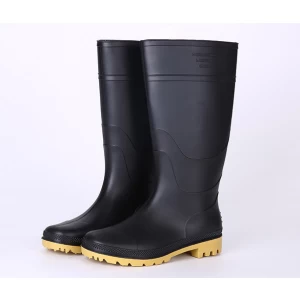 KBYN black cheap pvc rain boots