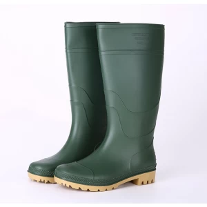 KGYN cor verde pvc botas de chuva