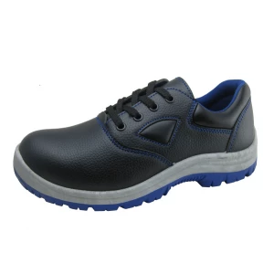Low cut artificial leather pvc sole cheap safety shoes for dubai