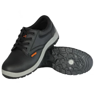 Low toe corte de aço e placa de PVC de aço sapatos de segurança