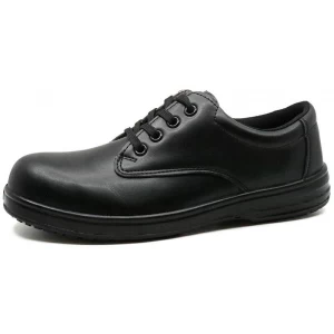 M008 Sapatos de segurança executivos à prova de perfurações dos dedos em metal preto sem composto