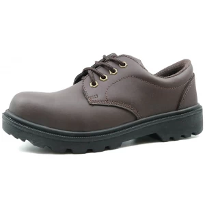 M014 cheap steel toe executive safety shoes for men