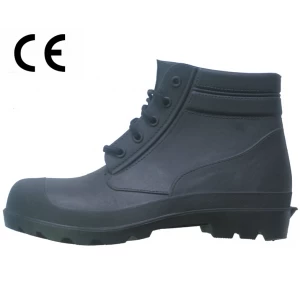 Nuevo estilo CE estándar de tobillo botas de lluvia del pvc