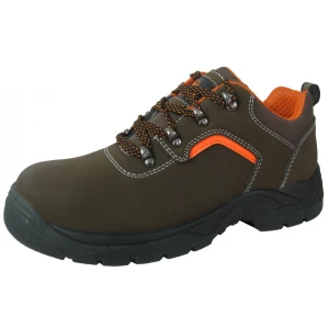 PU nubuck leather pu sole industrial safety shoes