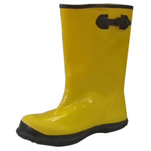R019 USA style rubber overshoes, yellow slush rubber boots