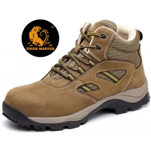 RB1097 Oil resistant steel toe cap safety leather boots for men