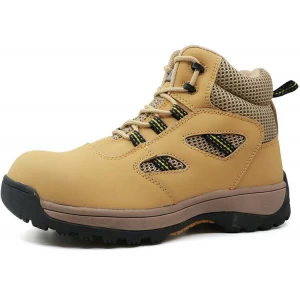 RB1202 oil resistant rubber sole steel toe cap industrial safety boots men
