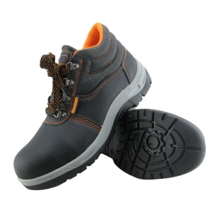 Rocklander نمط بو الجلود الاصطناعية أحذية السلامة PVC