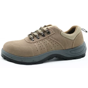 SD1002スエード革の通気性の安全靴の卸売