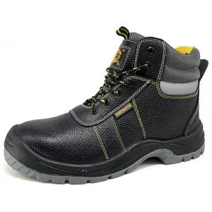 Chaussures de sécurité du travail de chantier de construction anti-crevaison d'orteil en acier noir SD3050 pour le travail