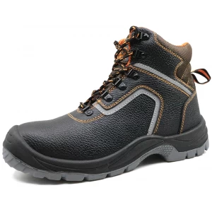 SD3061 Zapatos de seguridad de cuero baratos con punta de acero para minería hombres de Rusia