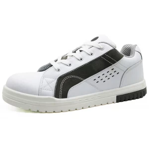 SMR03 chaussures de sport décontractées respirantes anti-glissement anti-statique blanches antidérapantes de sécurité