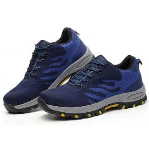 SP009 fashionable breathable light weight woman men sport type safety shoes