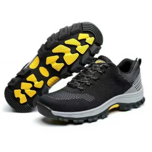 SP015 oil resistant durable rubber sole fashion sporty work shoe