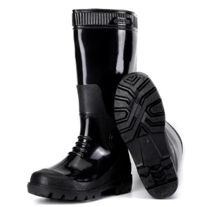 SQ-809B耐水性の非安全な安い男性PVCレイン長靴