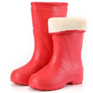 SQ-903 Lightweight slip resistant water proof women winter eva work boots