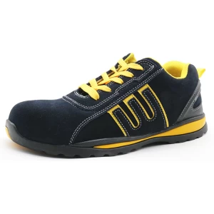 TM224 Oil acid proof rubber sole light weight steel toe protection sport safety shoes