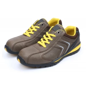 SRS003 cemented rubber sole sport hiking safety shoes