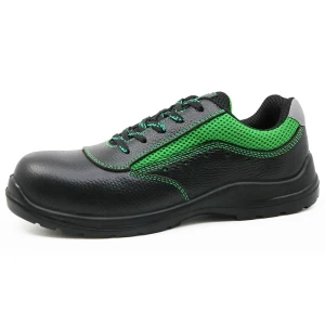 SU025 nuevo estilo de cuero resistente al aceite puntera de acero zapatos de trabajo zapatos de seguridad