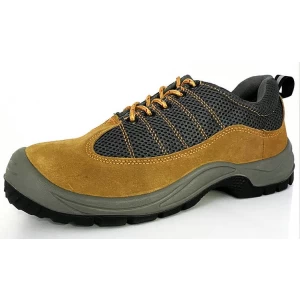 TM2001 Oil slip resistant suede leather steel toe cheap safety work shoes