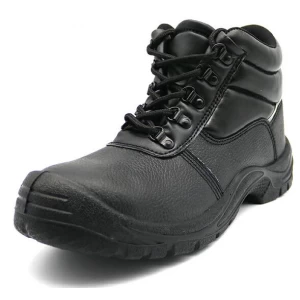 TM3010 anti deslizamento barato preto shoes de segurança industrial sapatos de aço