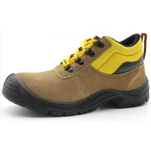 TM3017 Anti slip steel toe puncture resistant cheap suede leather safety shoes to nigeria