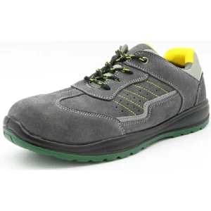 TM5008 Anti slip oil resistant suede leather fashionable non safety men women sport shoes