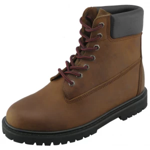 Very strong crazy horse leather goodyear construction safety boot