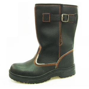 W1001 welder leather riding boots, high ankle work boots