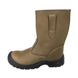 W1009 leather S1P welding safety boots