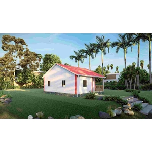 Сборный крошечный сборный дом с 2 спальнями 2B07