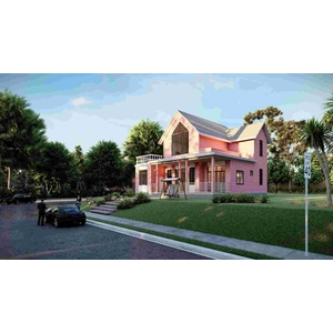 China Casas de estrutura de aço luxuosa popular que vende - qb08